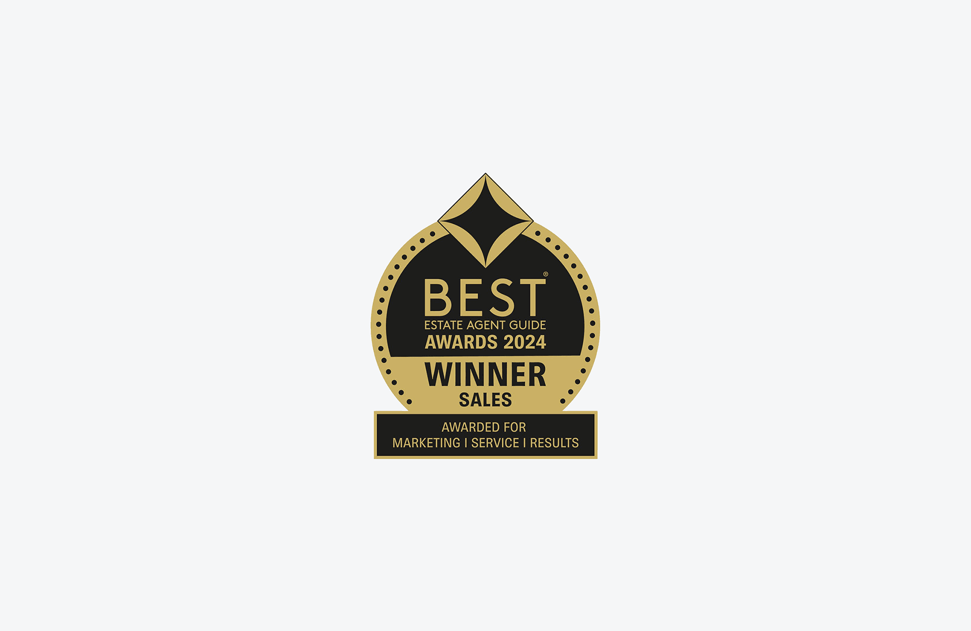 January 2024 – We Achieve National Recognition as the Gold Winner, Best Estate Agent Guide 2024